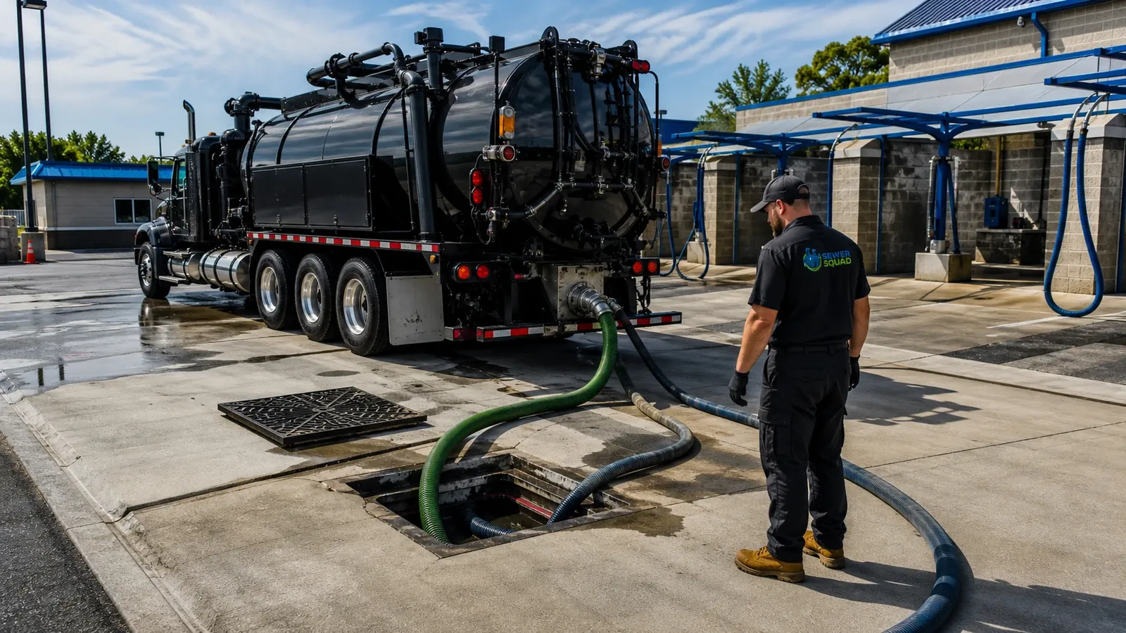 Car Wash Bay & Pit Cleaning