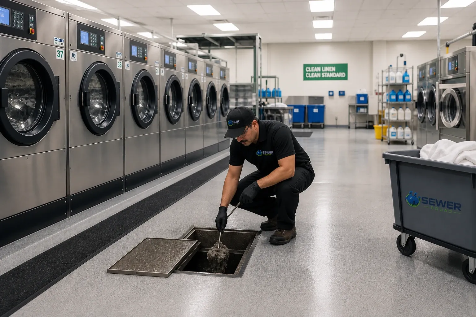 Lint Trap Cleaning